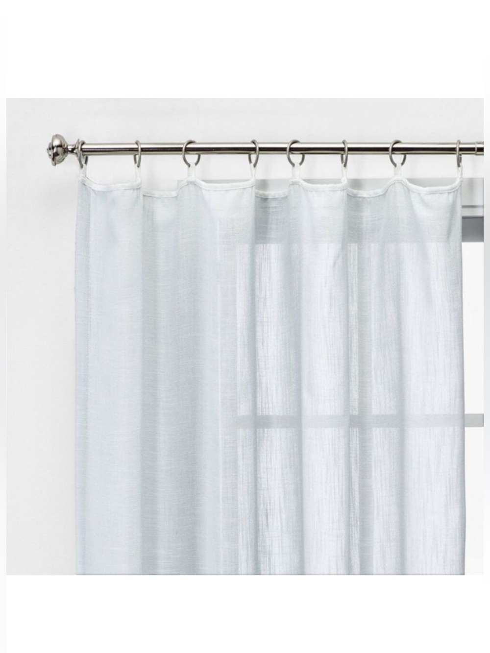 Threshold 1 Panel Light Filtering Long Window Curtain